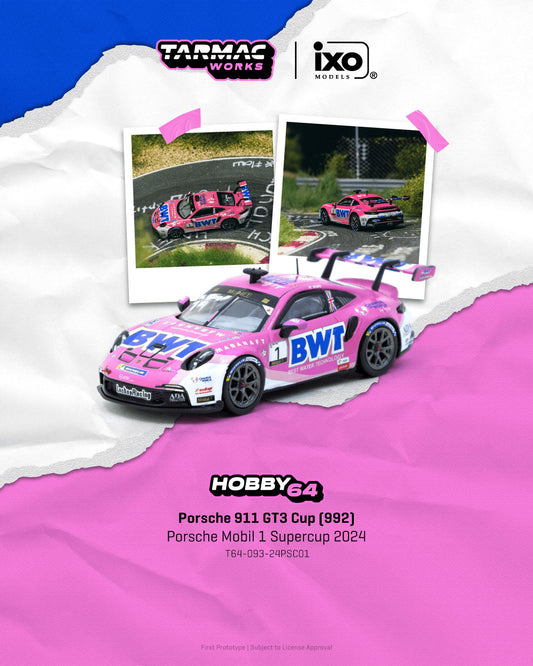 Porsche 911 GT3 Cup (992) · Mobil 1 Supercup 2024 · Tarmac Works · 1:64